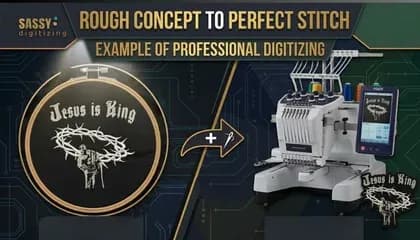 Embroidery Digitizing Case Study: Concept to Reality
