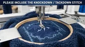 Knockdown Tackdown Stitch Embroidery: The Complete Guide